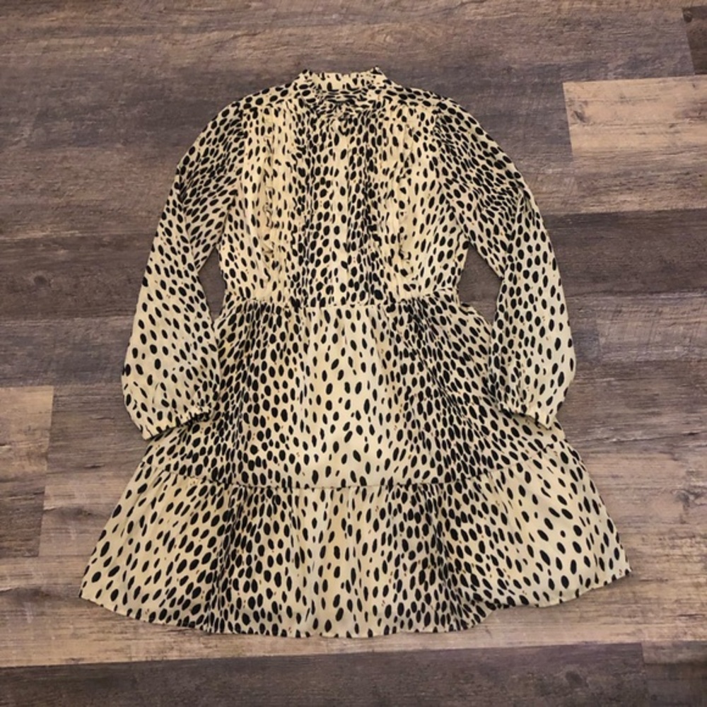 Leopard print Jcrew mercantile dress. Size 4